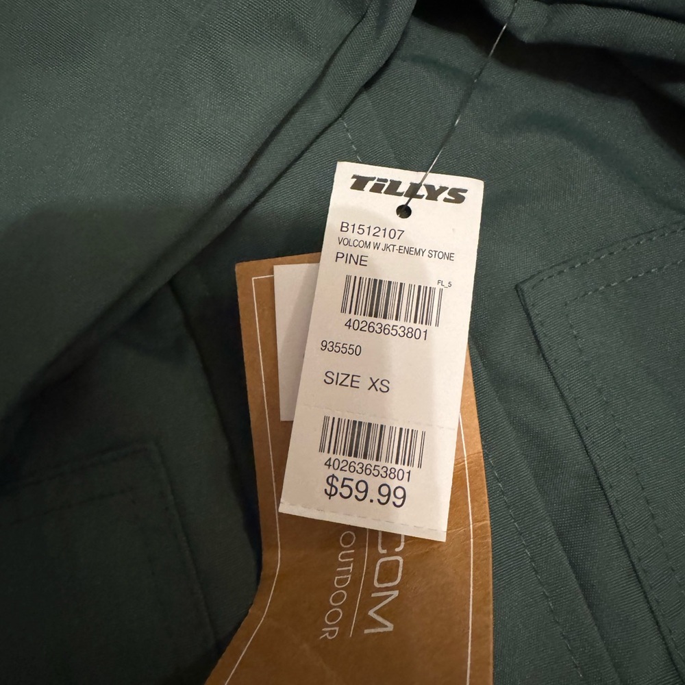 Volcom Forest Green Utility Jacket - Picture 2 of 4